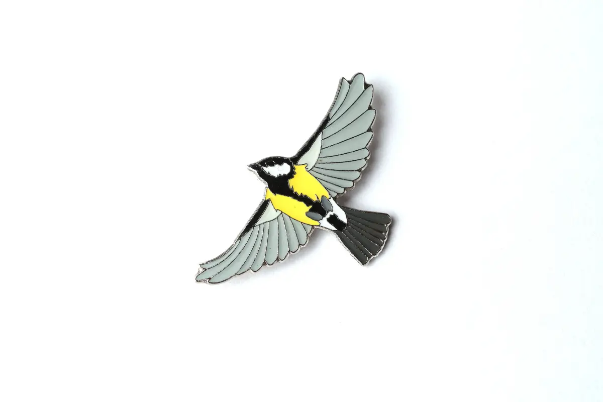 Great Tit in flight