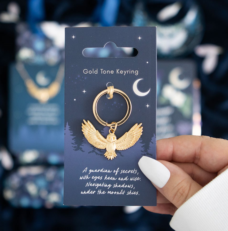 Metal “Night Owl” Keychain - Image 3