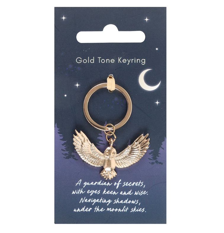 Metal “Night Owl” Keychain